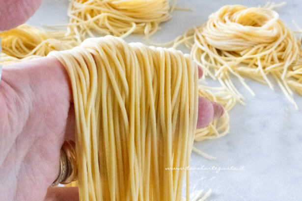 ricetta tagliolini fatti in casa