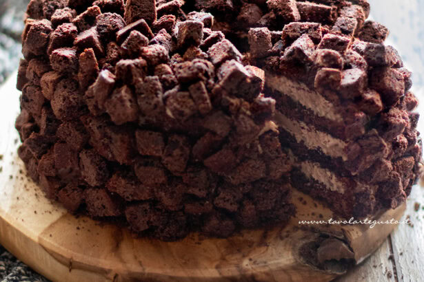 torta mimosa al cioccolato - Ricetta di Tavolartegusto