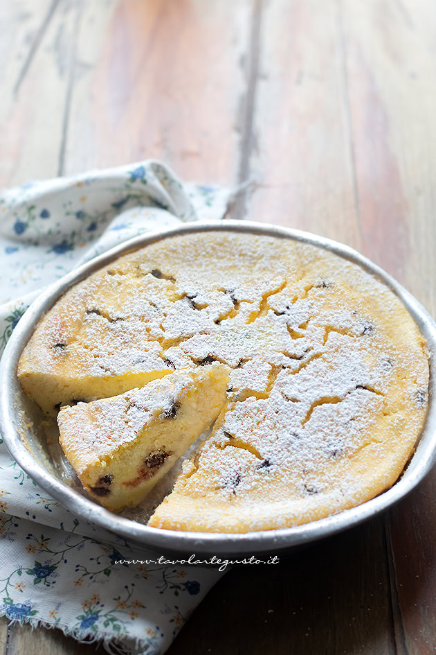 torta ricotta e cioccolato ricetta - Ricetta di Tavolartegusto