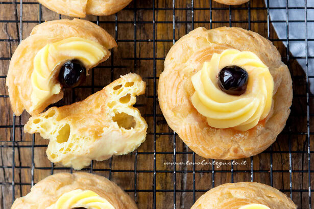 zeppole di san giuseppe in friggitrice ad aria - Ricetta di Tavolartegusto