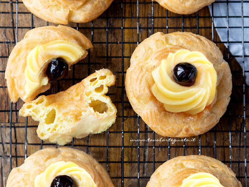 zeppole di san giuseppe in friggitrice ad aria - Ricetta di Tavolartegusto