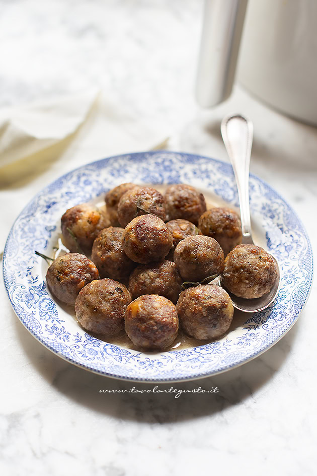 Polpette in friggitrice ad aria