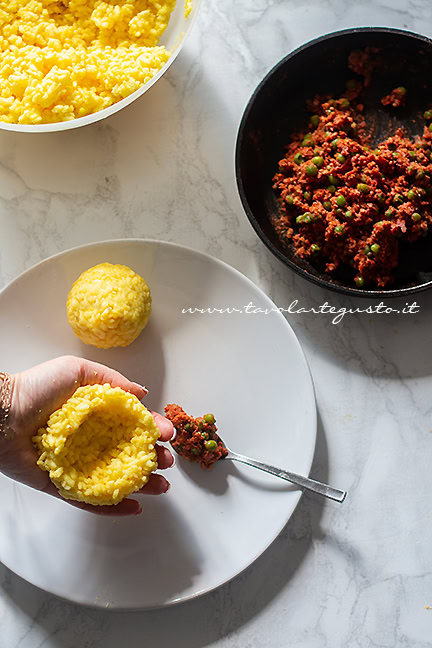 come fare gli arancini di riso al forno