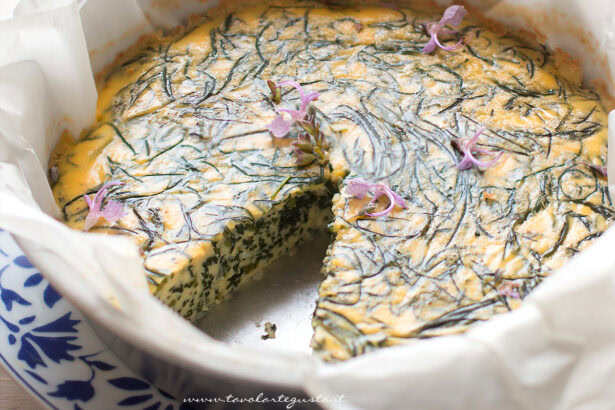 frittata con agretti