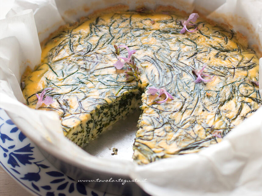 frittata con agretti