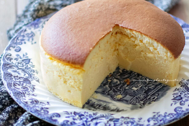 Cheesecake giapponese (Cotton Cheesecake)