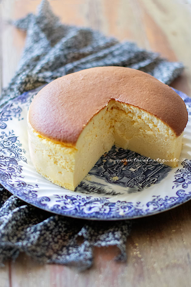 Cheesecake giapponese consistenza cotton