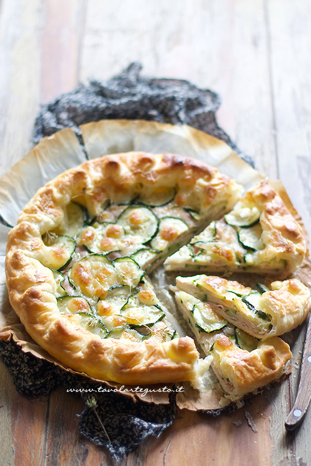Torta salata alle zucchine