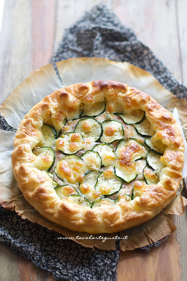Torta salata con zucchine facile