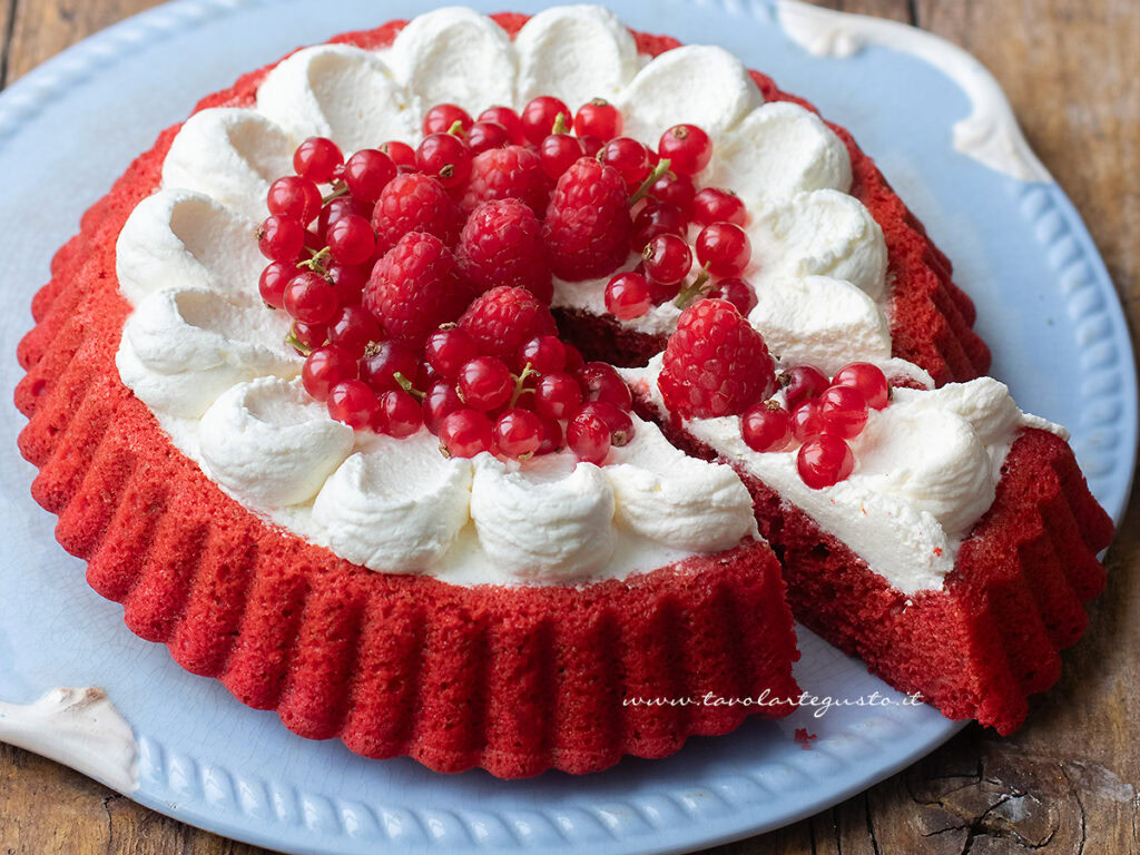 Crostata morbida red velvet (Ricetta facilissima)