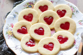 biscotti a forma di cuore (senza stampo) biscotti di san valentino
