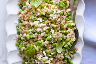 farro con piselli