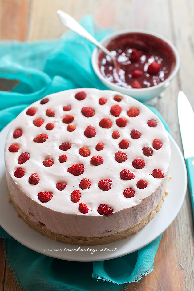 Cheesecake alle fragoline di bosco