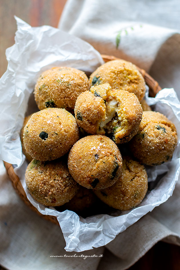 Polpette di quinoa ricetta