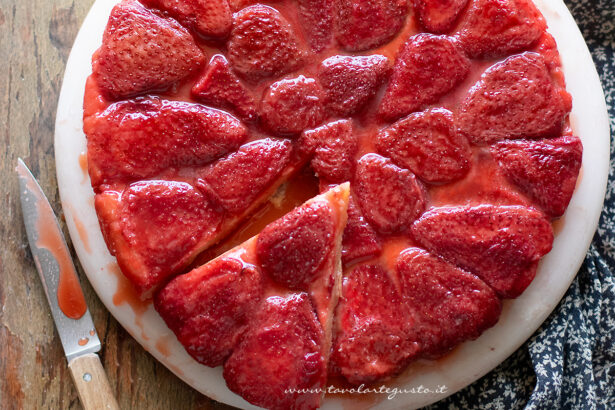 Tarte tatin alle fragole