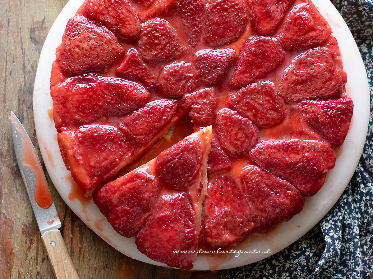 Tarte tatin alle fragole