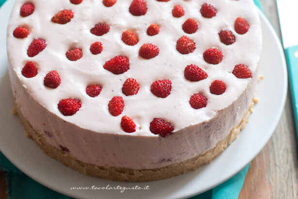 cheesecake alle fragoline di bosco