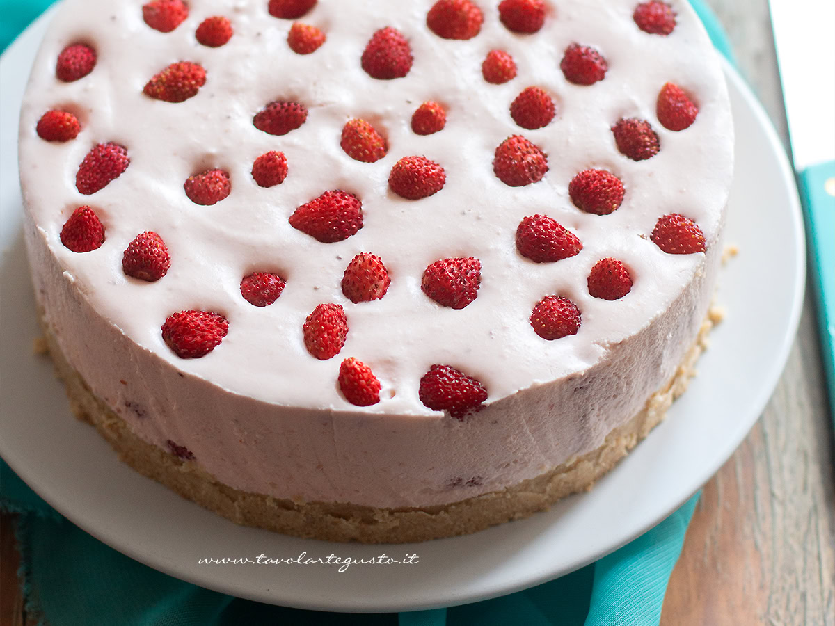 cheesecake alle fragoline di bosco