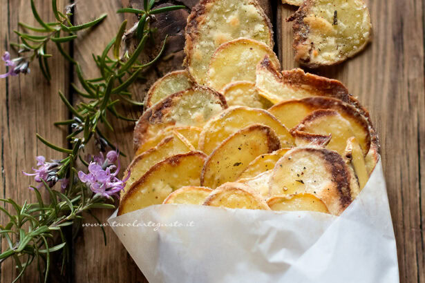 chips di patate al forno