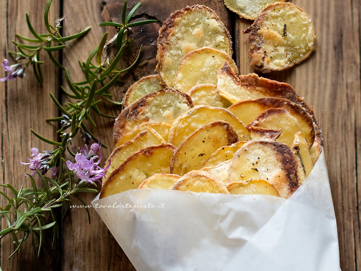 chips di patate al forno