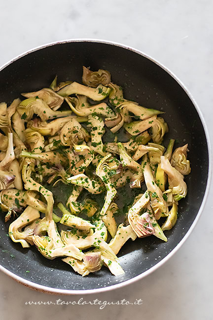 cuocere i carciofi trifolati