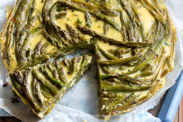 frittata di asparagi al forno