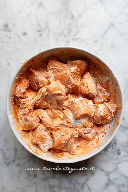 marinatura pollo tikka masala