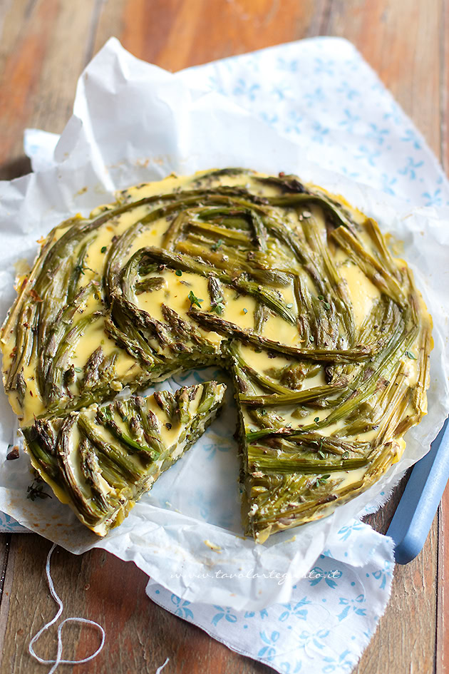 ricetta frittata di asparagi al forno