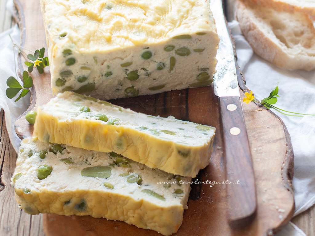 Sformato di ricotta e verdure di stagione