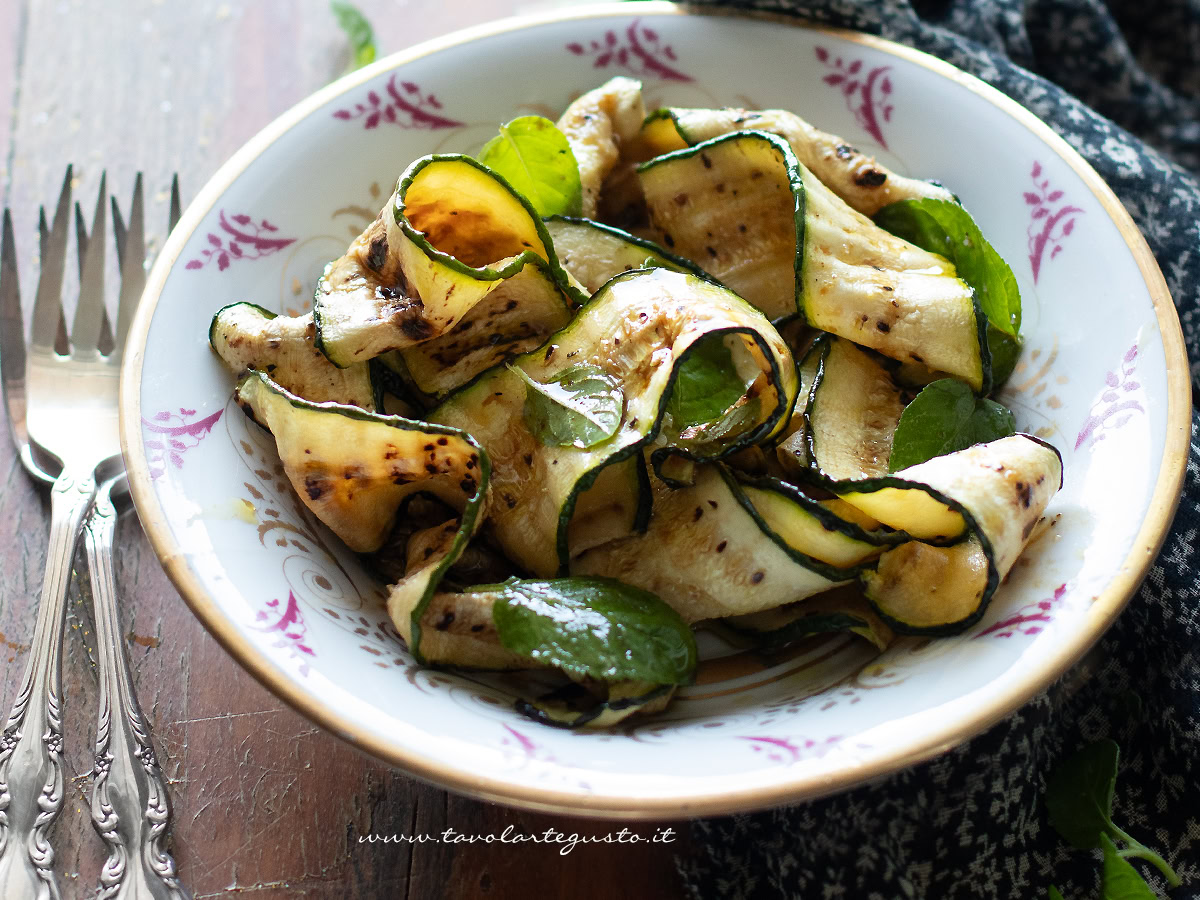 zucchine alla menta