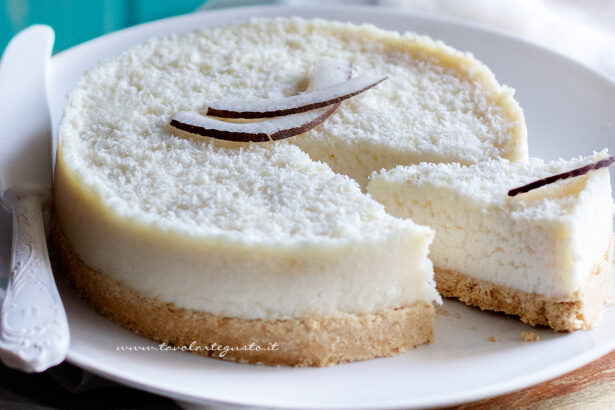 Cheesecake al cocco