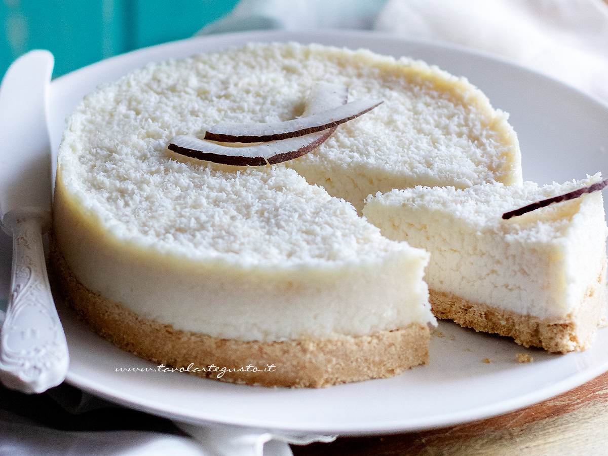 Cheesecake al cocco