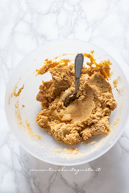 impasto cotolette di ceci
