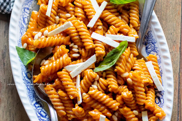 pasta peperoni e ricotta
