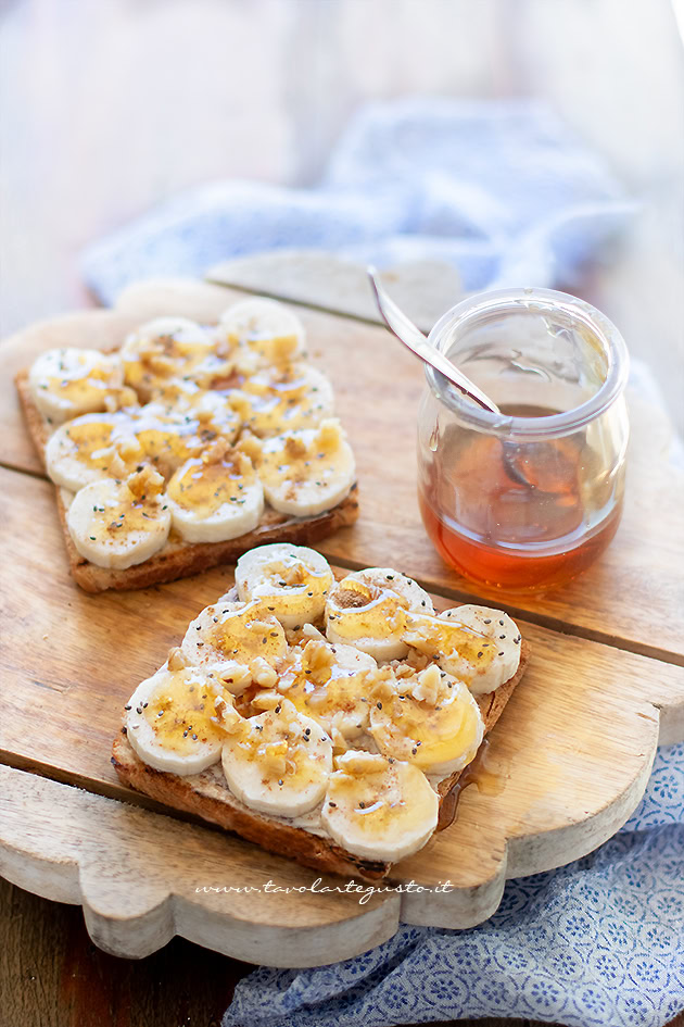 banana toast ricetta