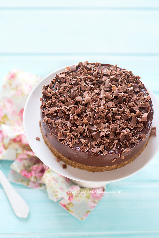 decorare la cheesecake alla nutella