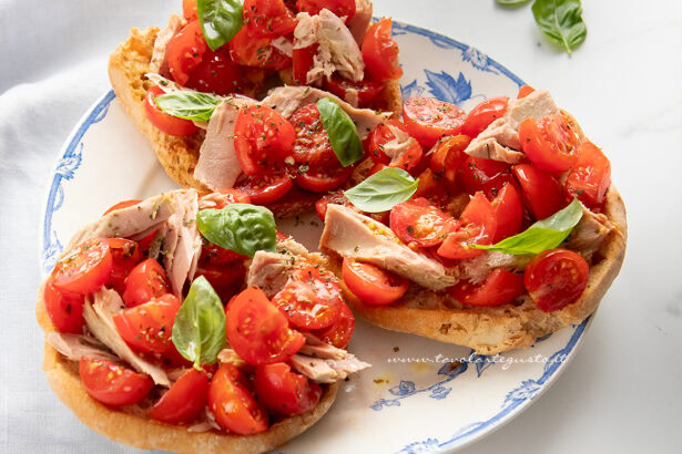 friselle tonno e pomodoro