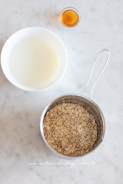 ingredienti per il porridge