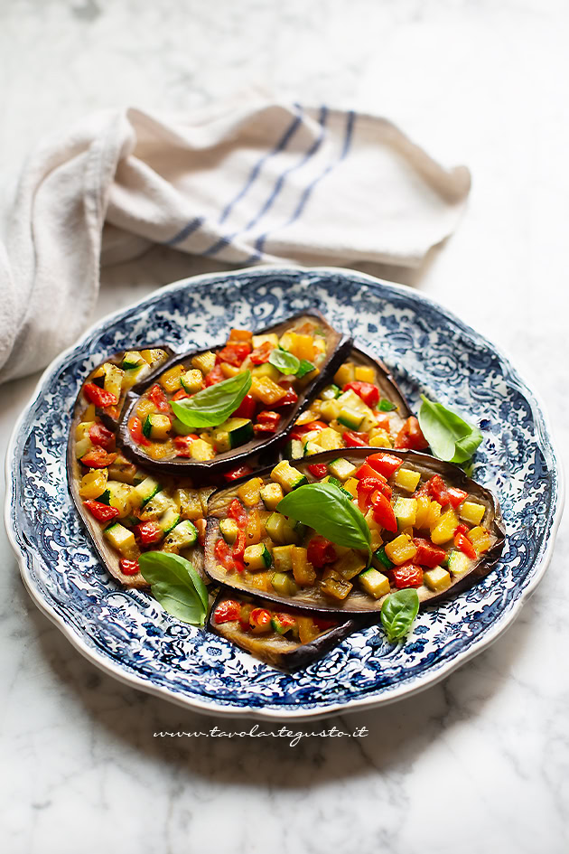 melanzane con verdure ricetta