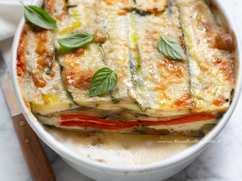 Parmigiana di verdure estive