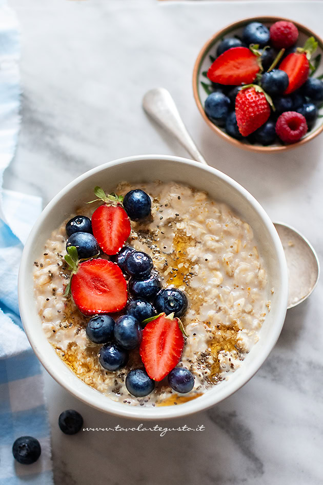porridge ricetta