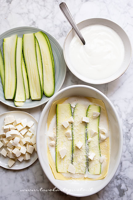 preparare le lasagne di zucchine