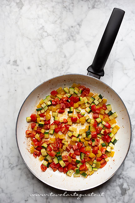 preparare le melanzane con verdure