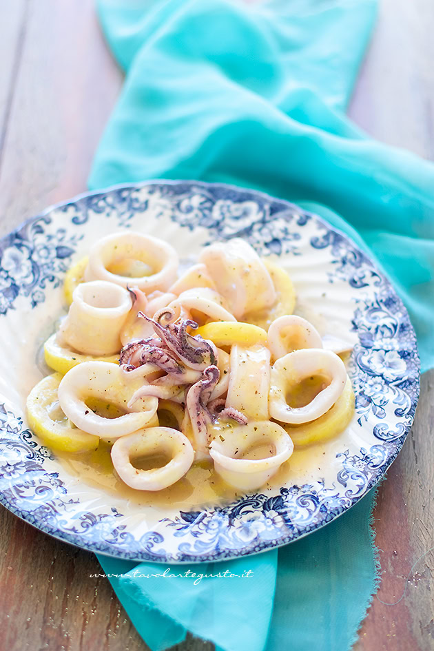 calamari al limone ricetta