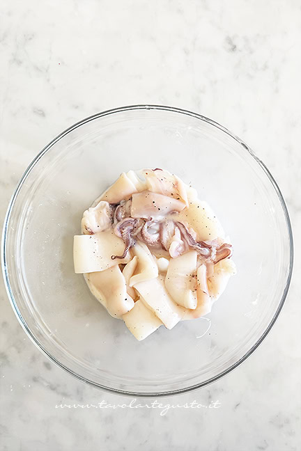 come preparare i calamari al limone