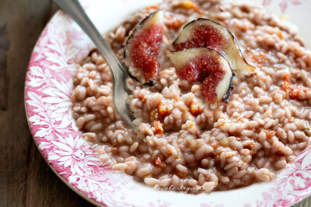 risotto ai fichi