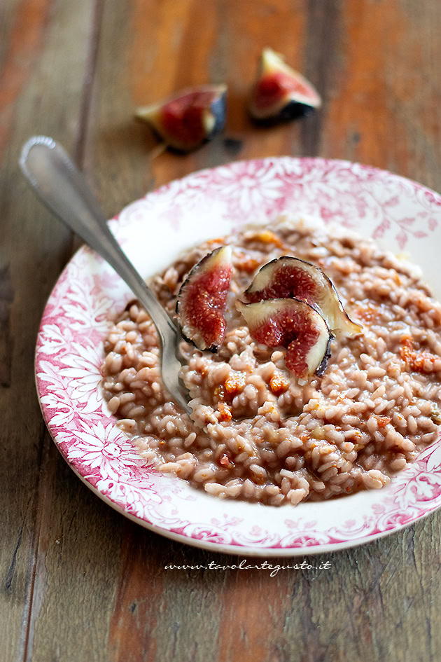 risotto ai fichi ricetta