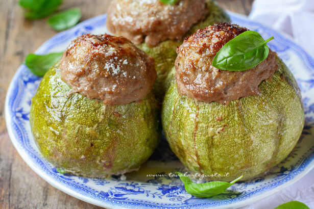 zucchine tonde ripiene