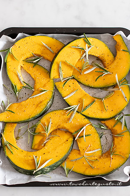 cuocere la zucca per risotto alla zucca