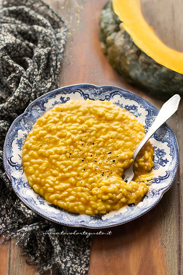 risotto alla zucca ricetta